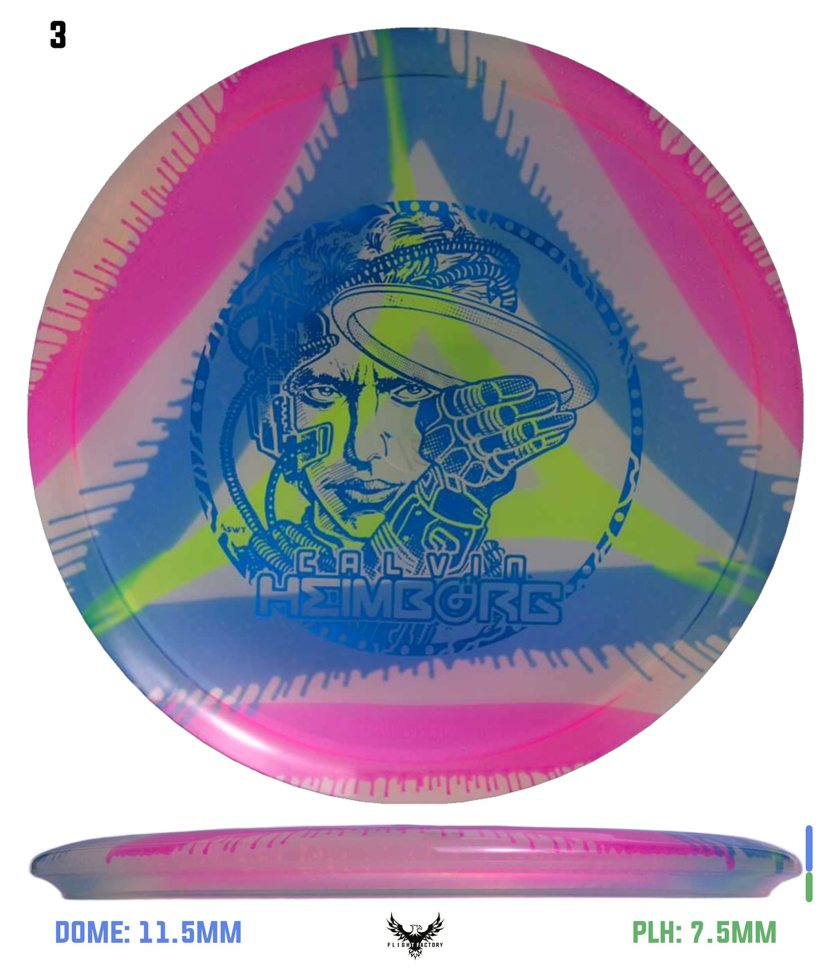 Innova I-Dye Champion Roc3 - Calvin HeimBORG 3.0