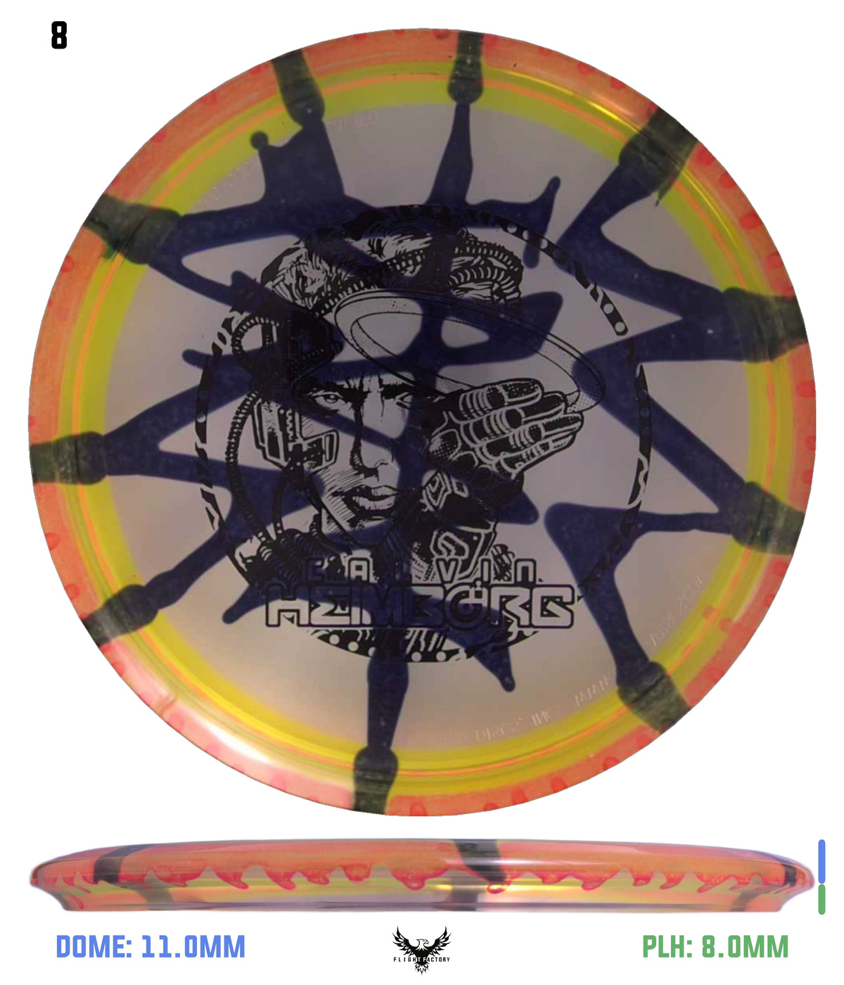 Innova I-Dye Champion Roc3 - Calvin HeimBORG 3.0