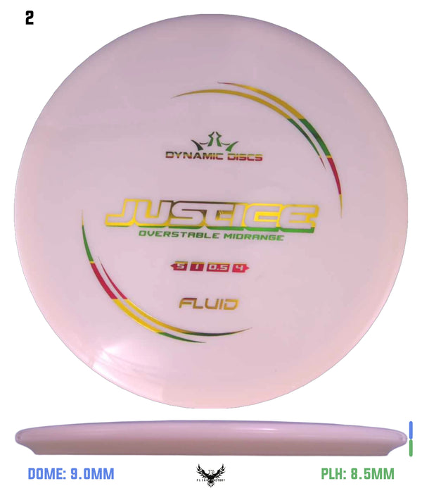 Dynamic Discs Fluid Justice - Flight Factory Discs