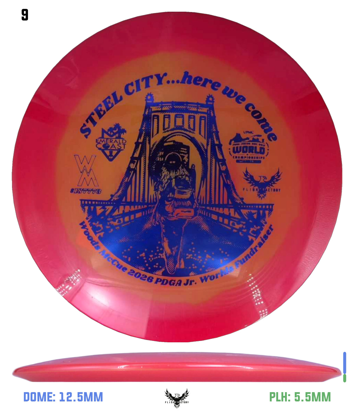 Innova Halo Champion Eagle L - Woods McCue Fundraiser Discs