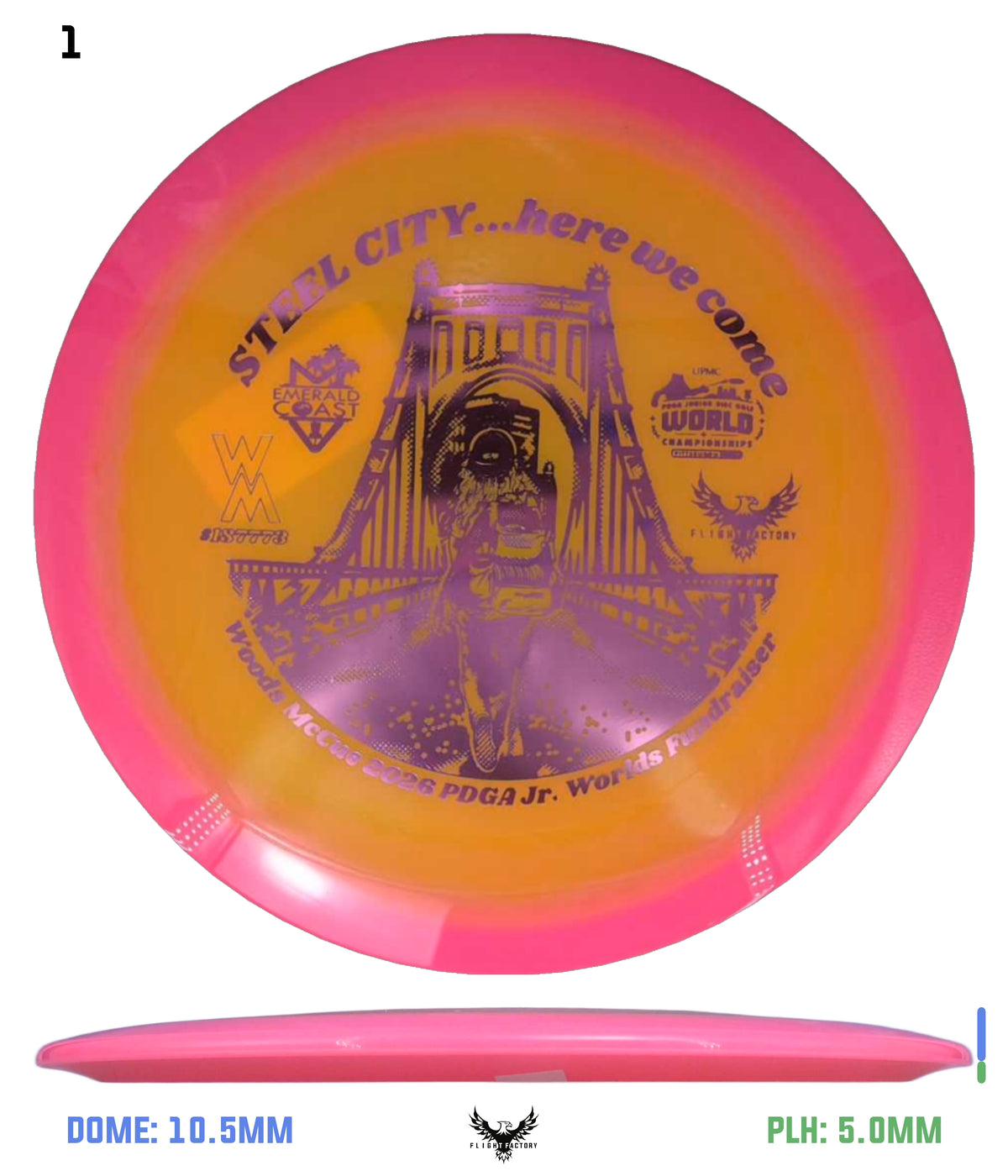 Innova Halo Champion Firebird - Woods McCue Fundraiser Discs