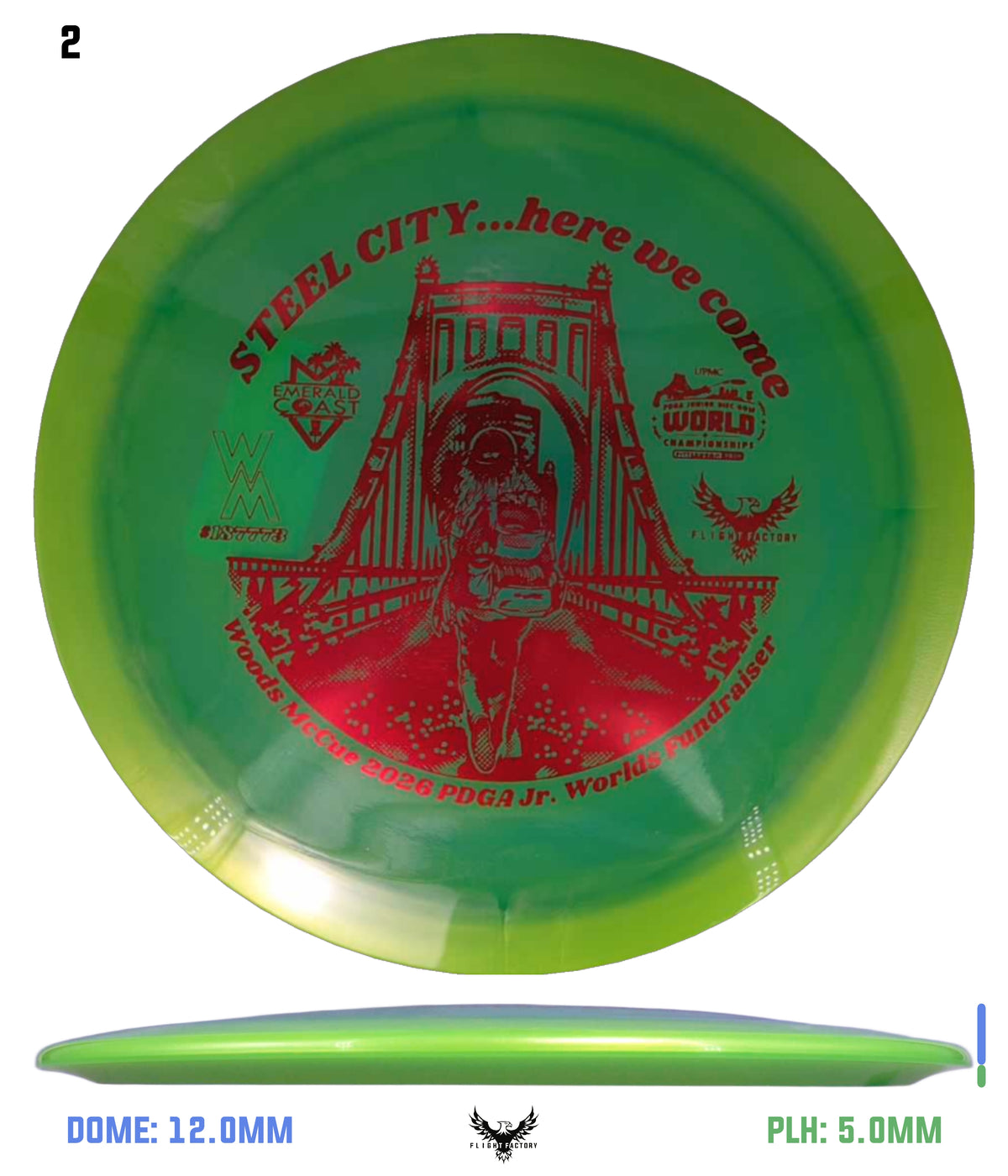 Innova Halo Champion Firebird - Woods McCue Fundraiser Discs