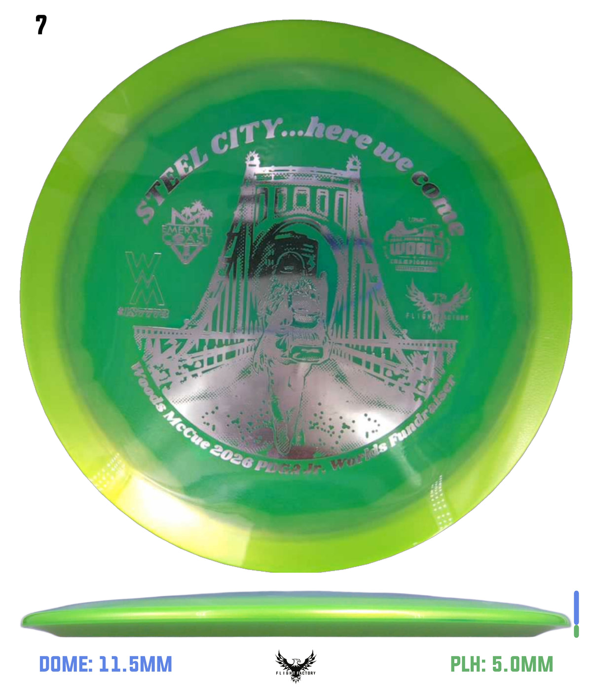 Innova Halo Champion Firebird - Woods McCue Fundraiser Discs