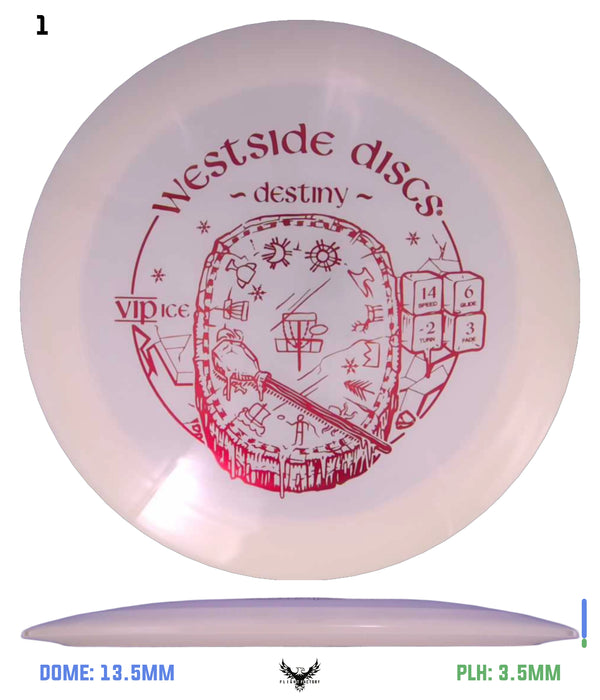 Westside Discs VIP Ice Destiny - Freeze - Flight Factory Discs