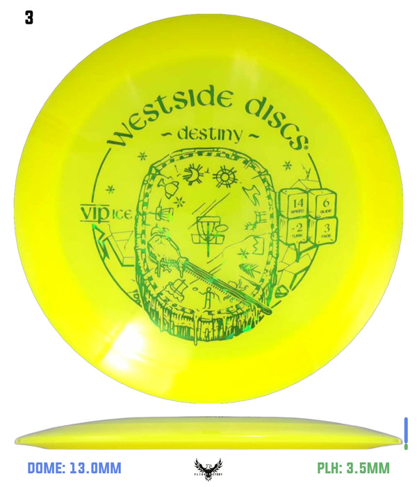 Westside Discs VIP Ice Destiny - Freeze - Flight Factory Discs