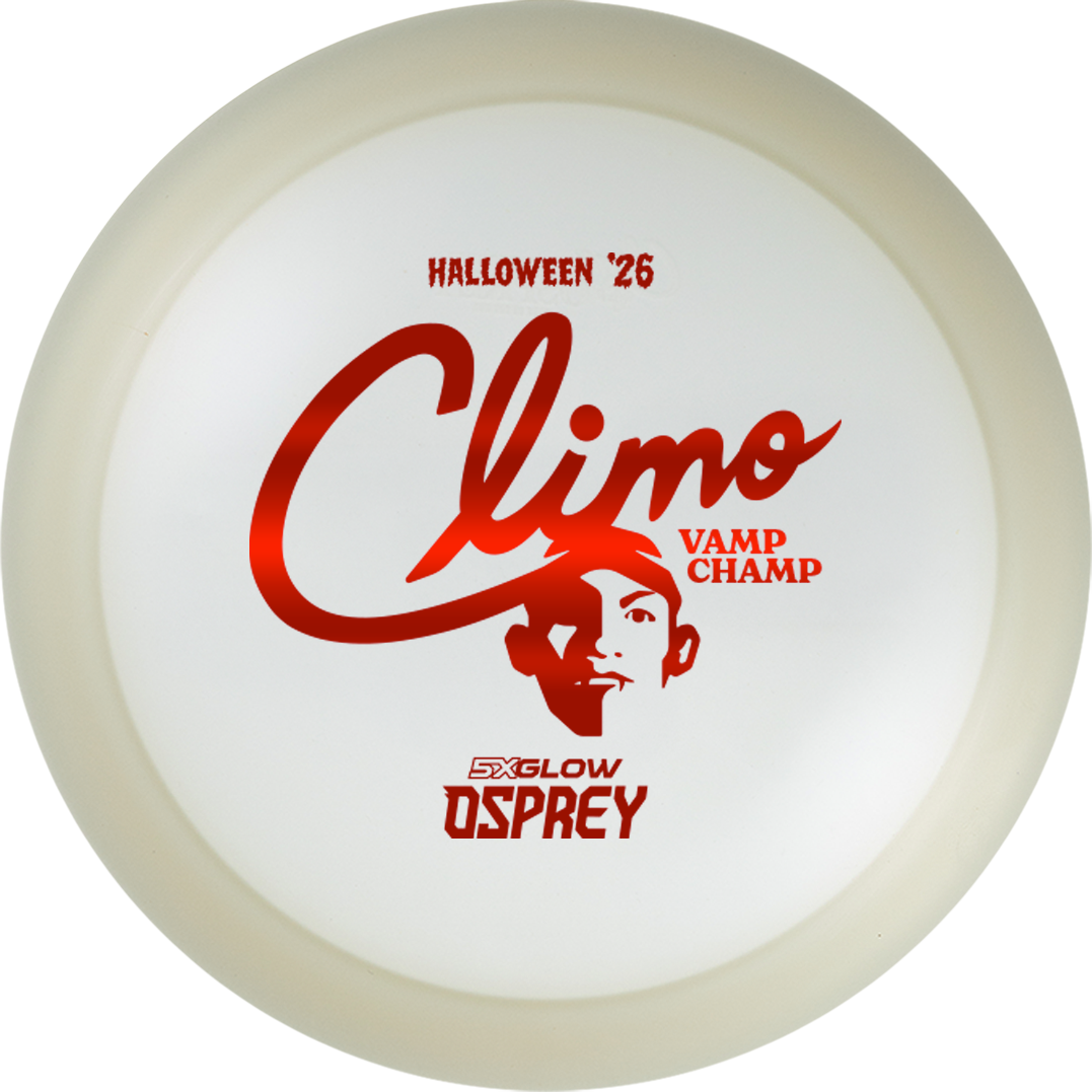 Climo Disc Golf Creature Feature 5x Glow Osprey (PRE-ORDER)
