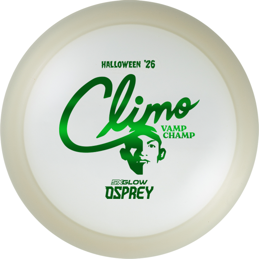 Climo Disc Golf Creature Feature 5x Glow Osprey (PRE-ORDER)