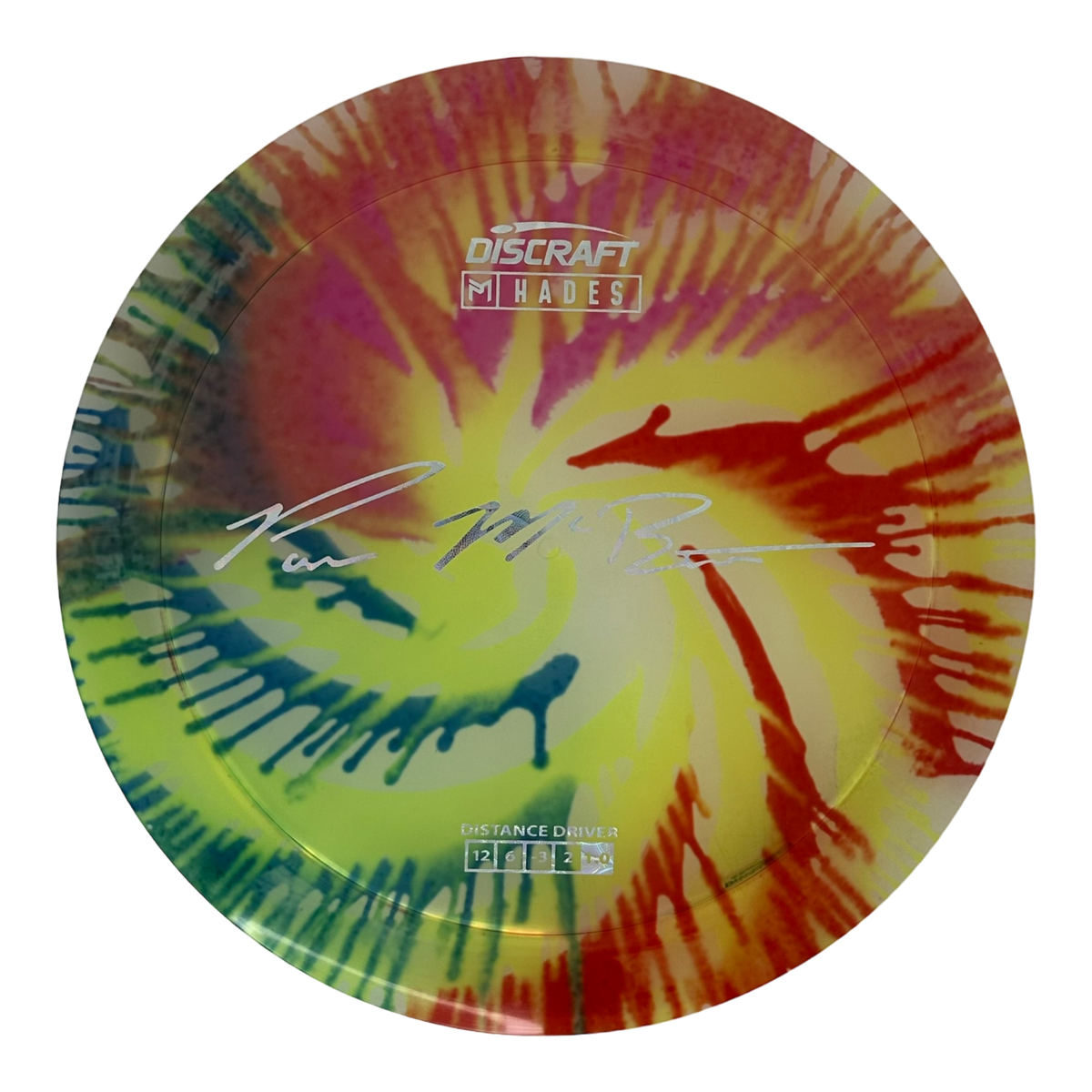 Discraft Paul McBeth Fly Dye Z Hades - Signature Stamp