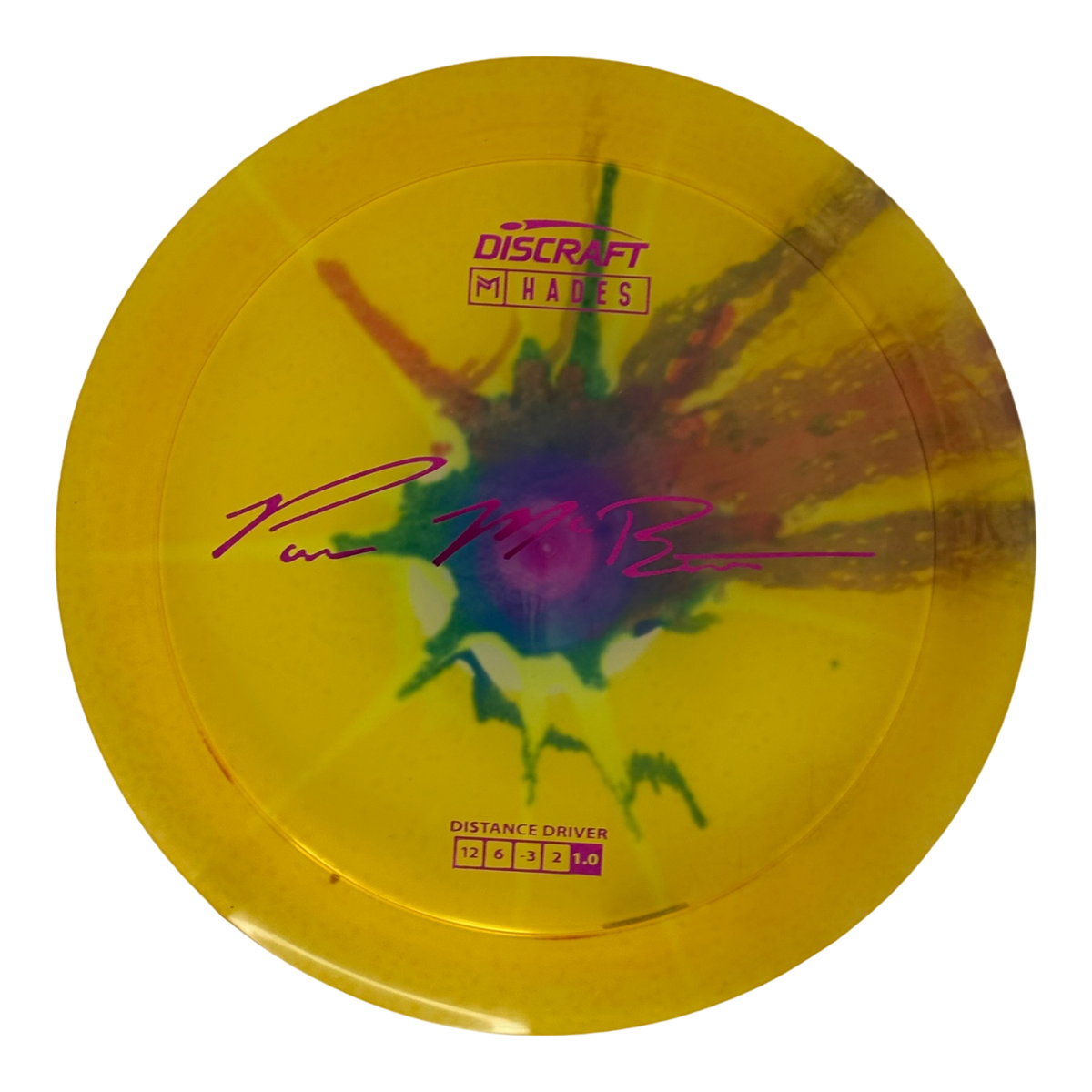 Discraft Paul McBeth Fly Dye Z Hades - Signature Stamp