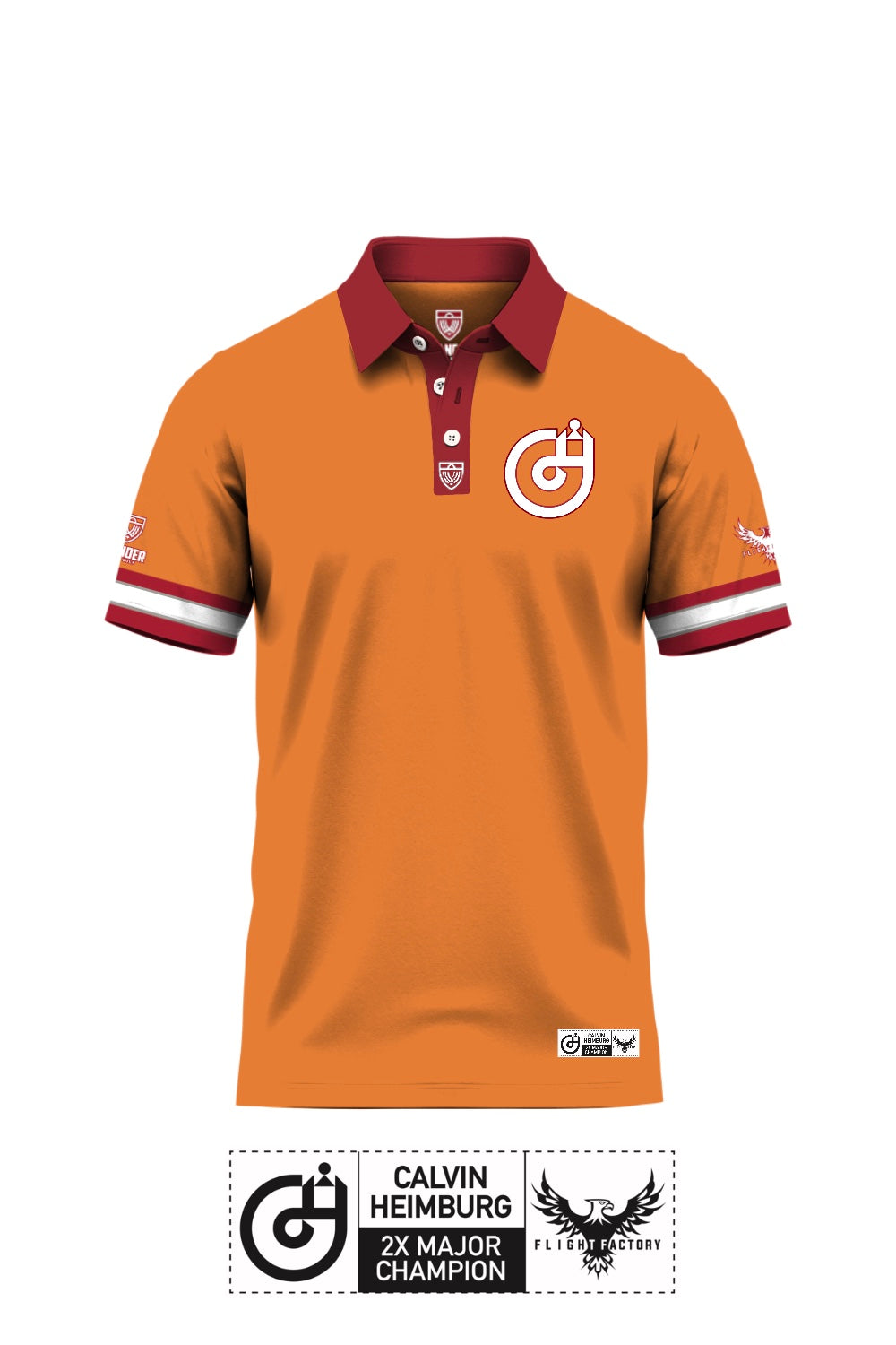 Calvin Heimburg 2026 Polo - 2x Major Champion Creamsicle (PRE-ORDER)
