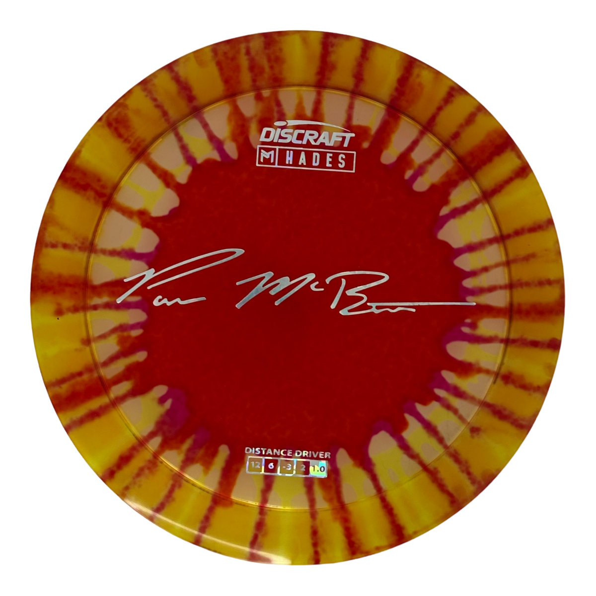 Discraft Paul McBeth Fly Dye Z Hades - Signature Stamp