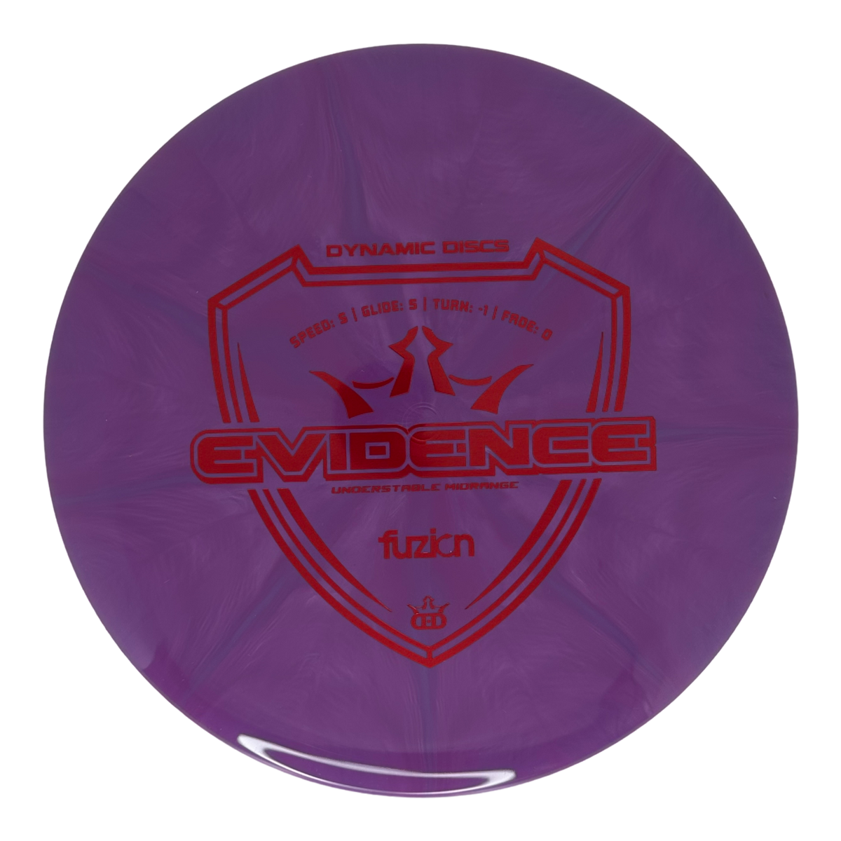 Dynamic Discs Fuzion Burst Evidence