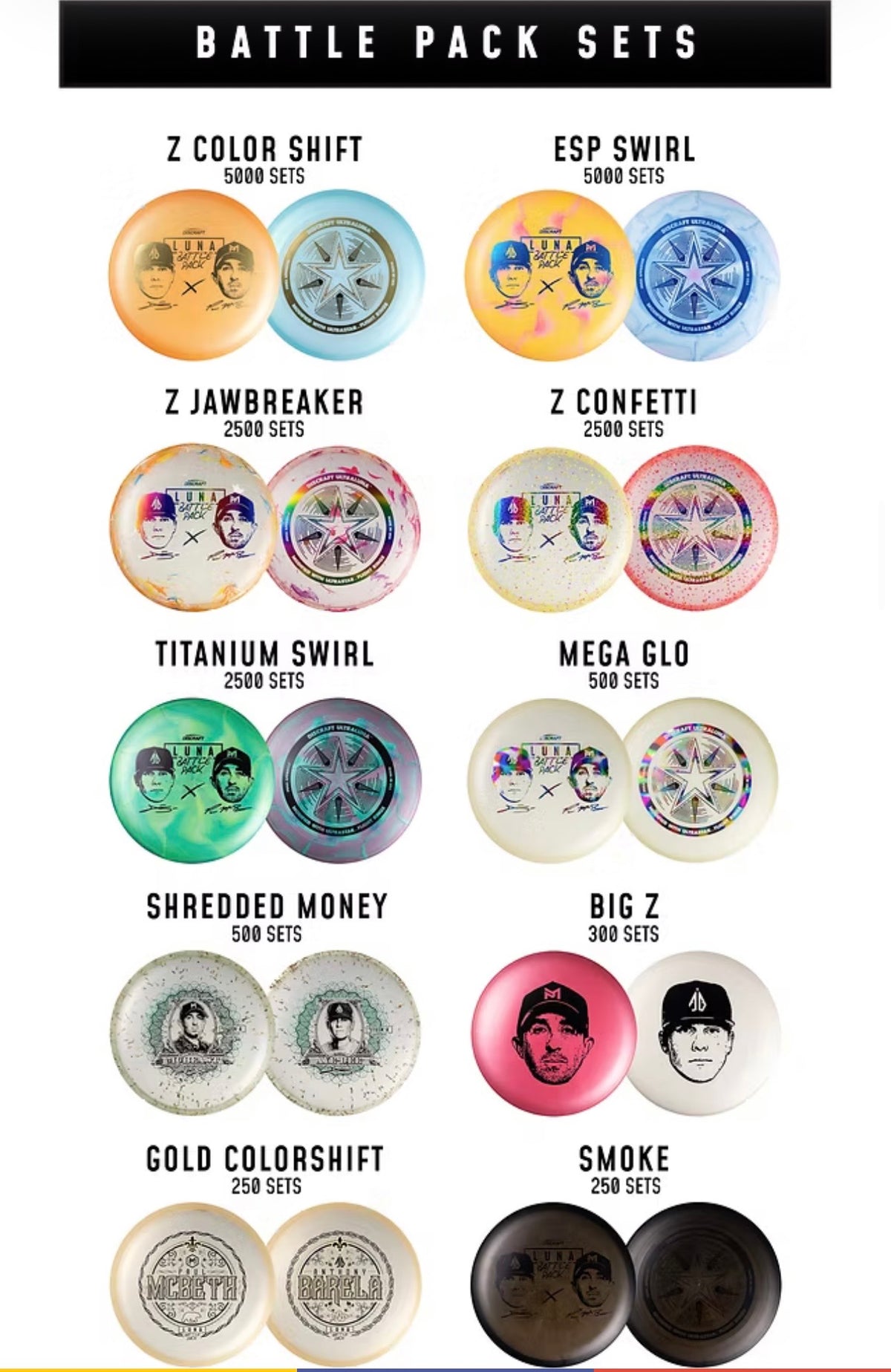 Discraft Luna Battle Pack 2025