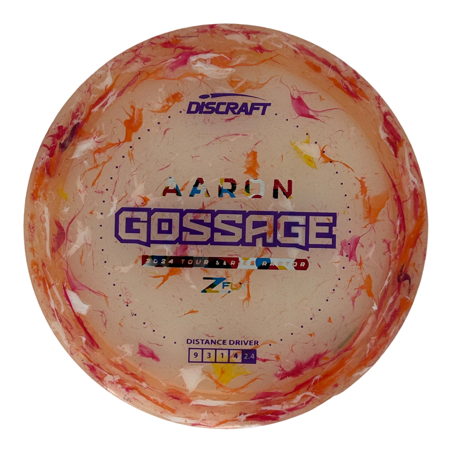 Discraft Jawbreaker Z FLX Raptor - Aaron Gossage TS (2024