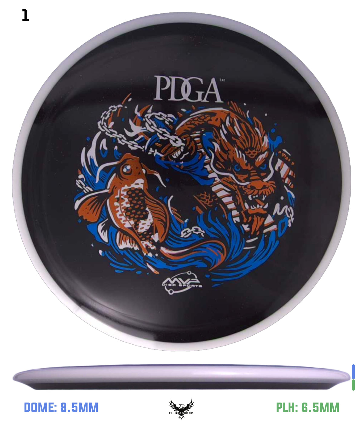 MVP R2 Neutron Crave - PDGA Dragon &amp; Koi