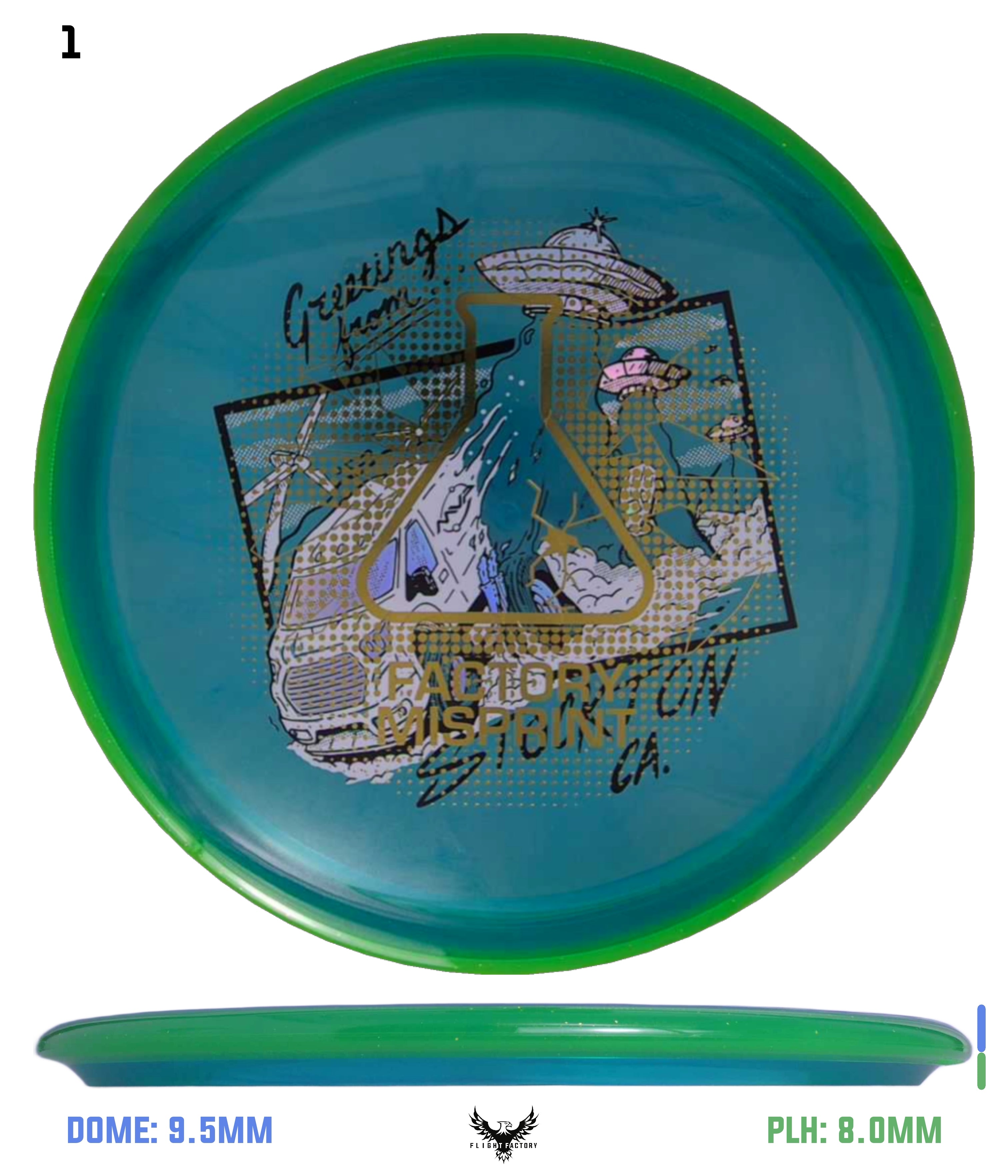 Axiom SE Prism Proton Pyro - Lab Seconds - Flight Factory Discs