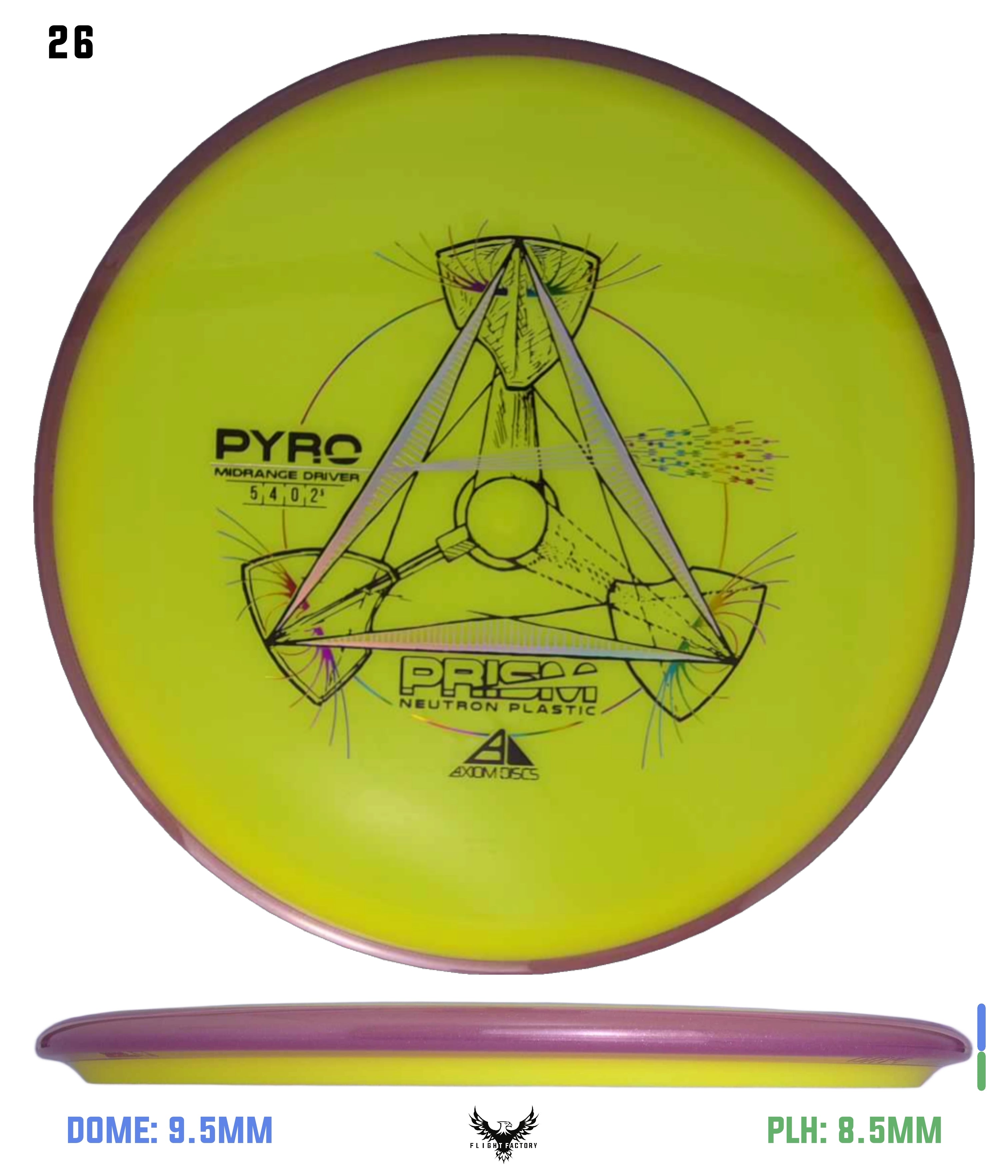 Axiom Prism Neutron Pyro - Flight Factory Discs