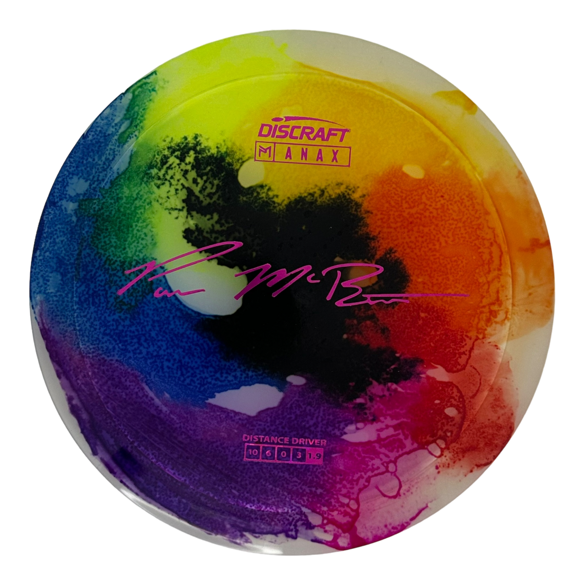 Discraft Paul McBeth Fly Dye Z Anax - Signature Stamp