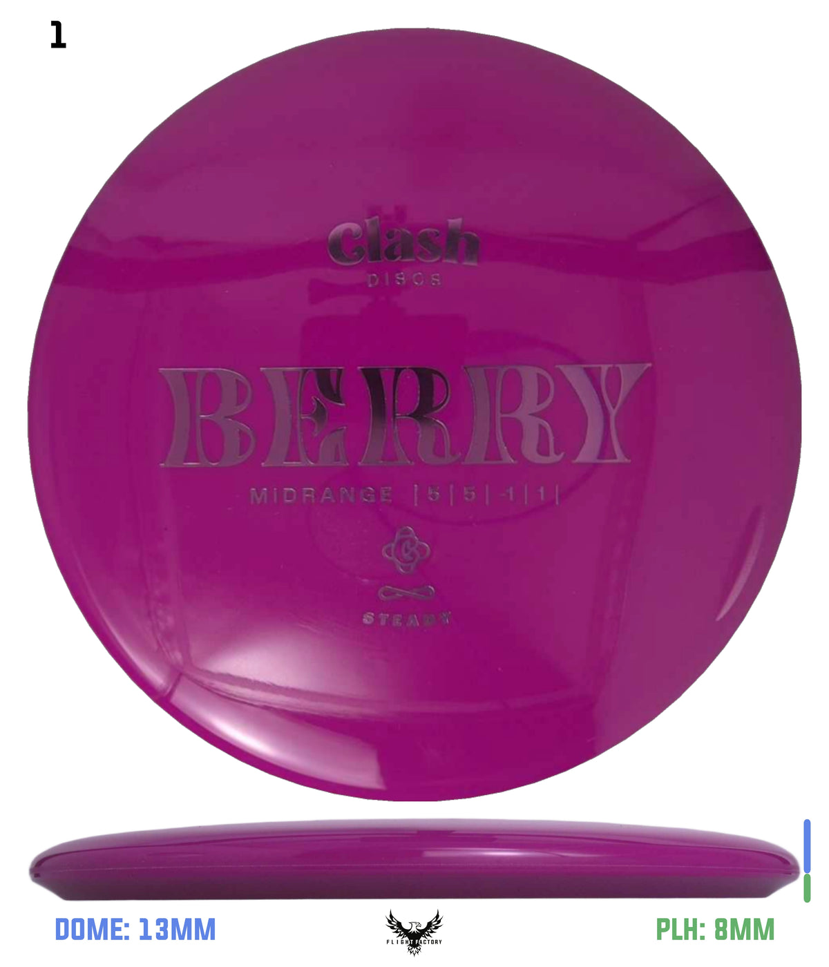 Clash Discs Steady Berry