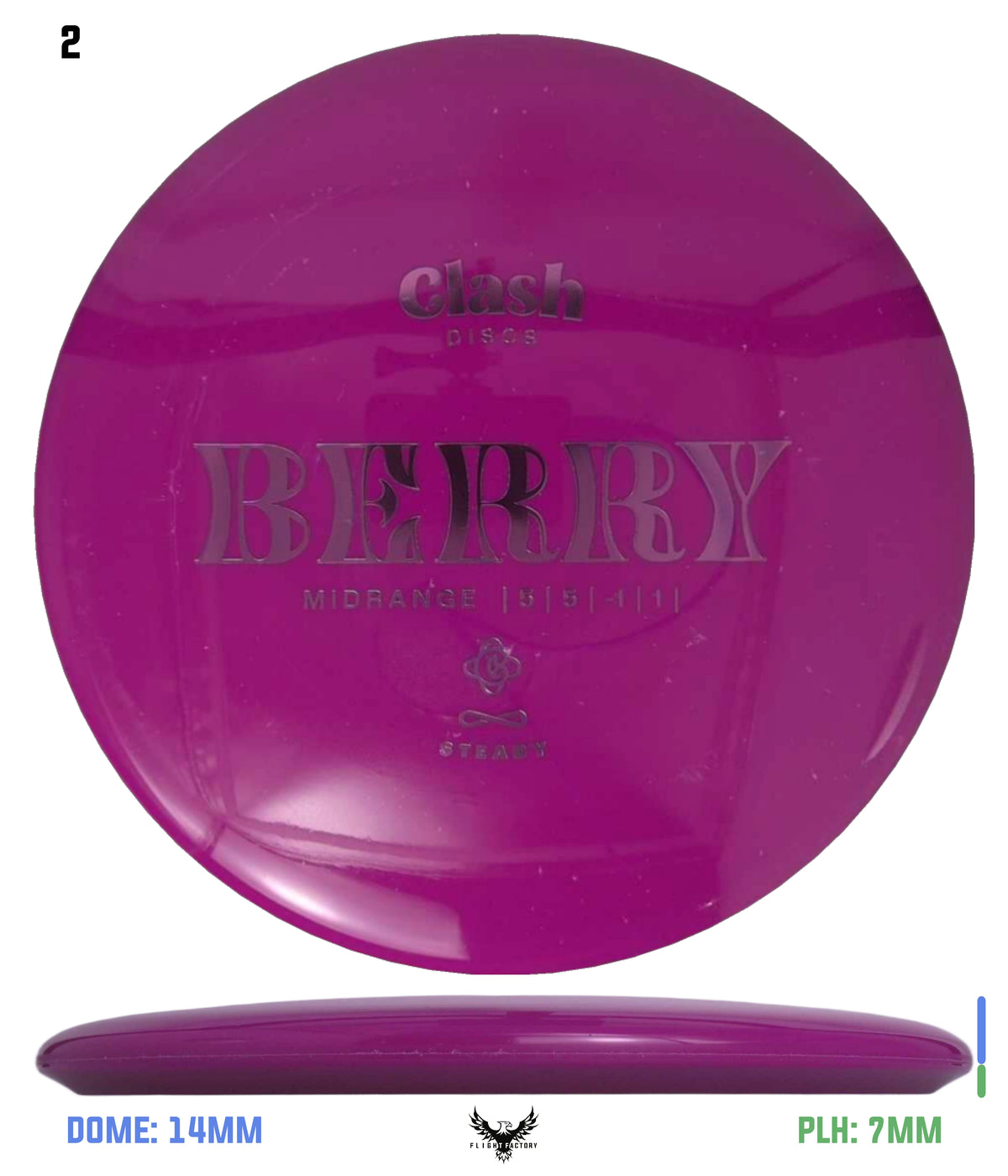 Clash Discs Steady Berry