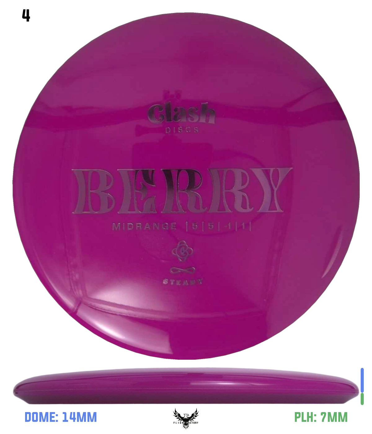 Clash Discs Steady Berry