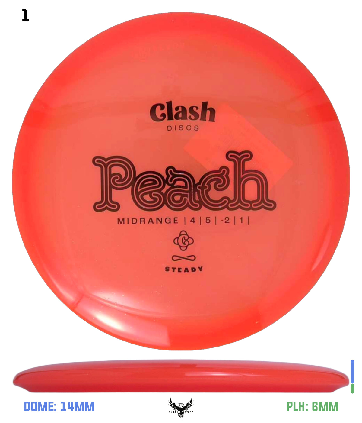 Clash Discs Steady Peach