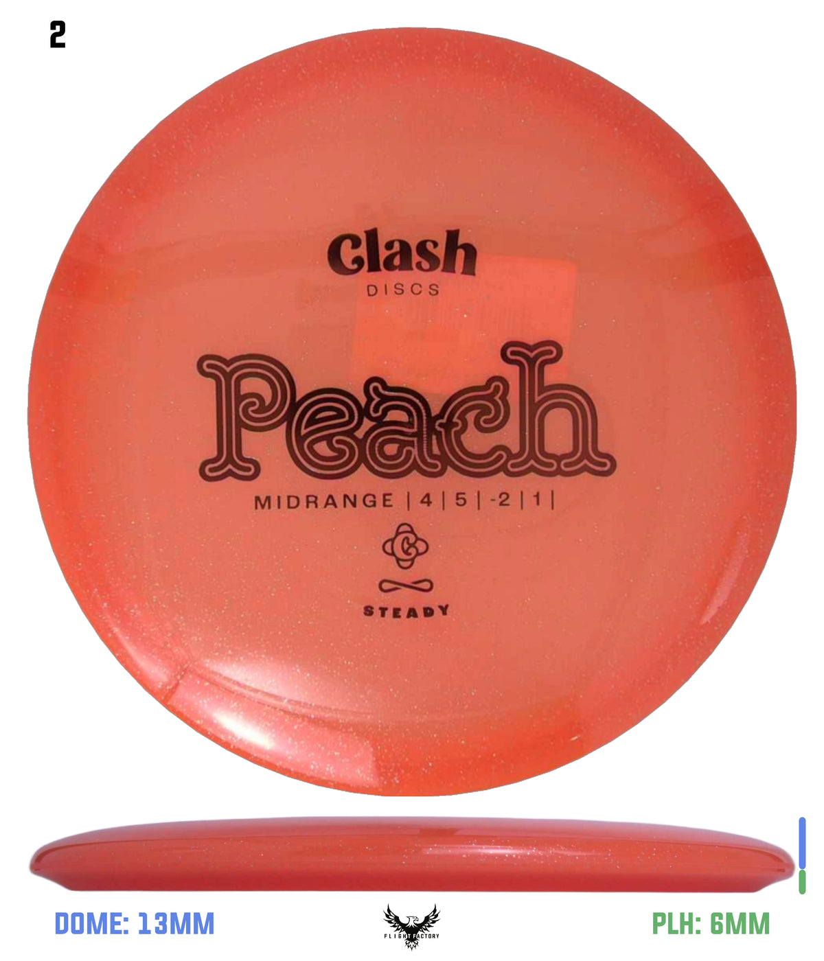 Clash Discs Steady Peach
