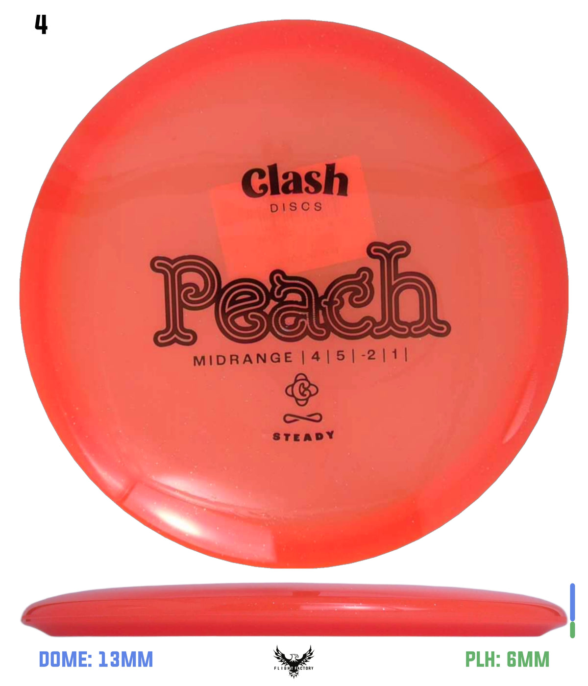 Clash Discs Steady Peach