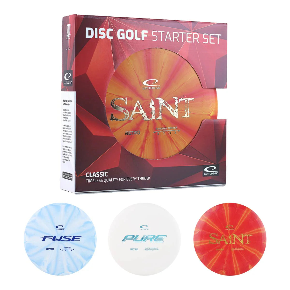 Latitude 64 Disc Golf Starter Set (Classic)