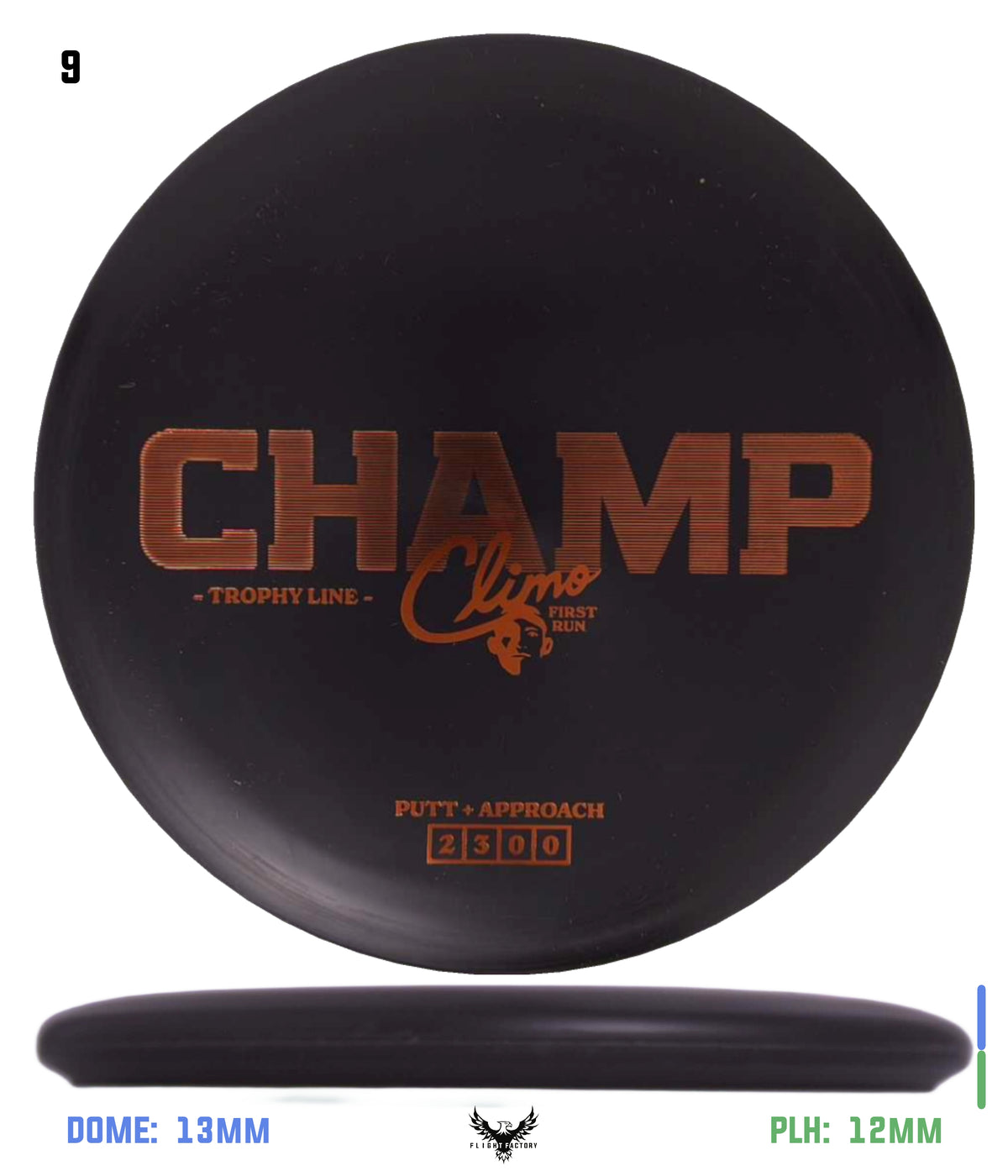 Climo Disc Golf Trophy Line Champ - First Run