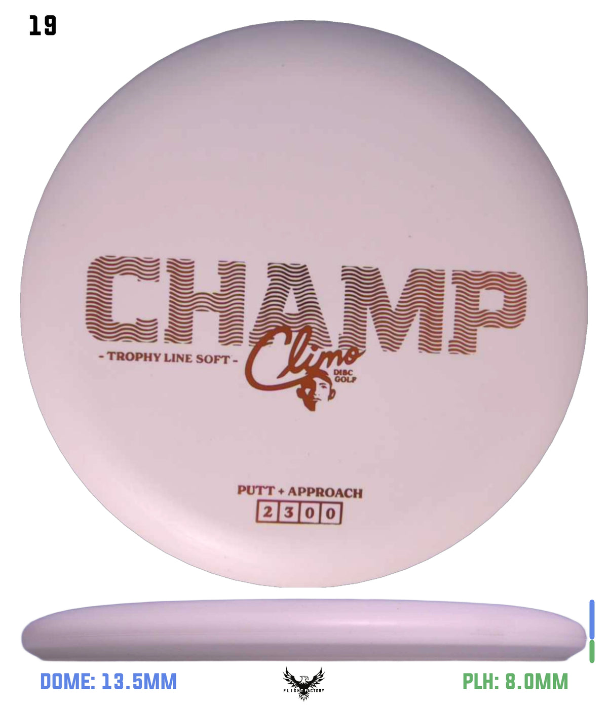 Climo Disc Golf Trophy Line Soft Champ