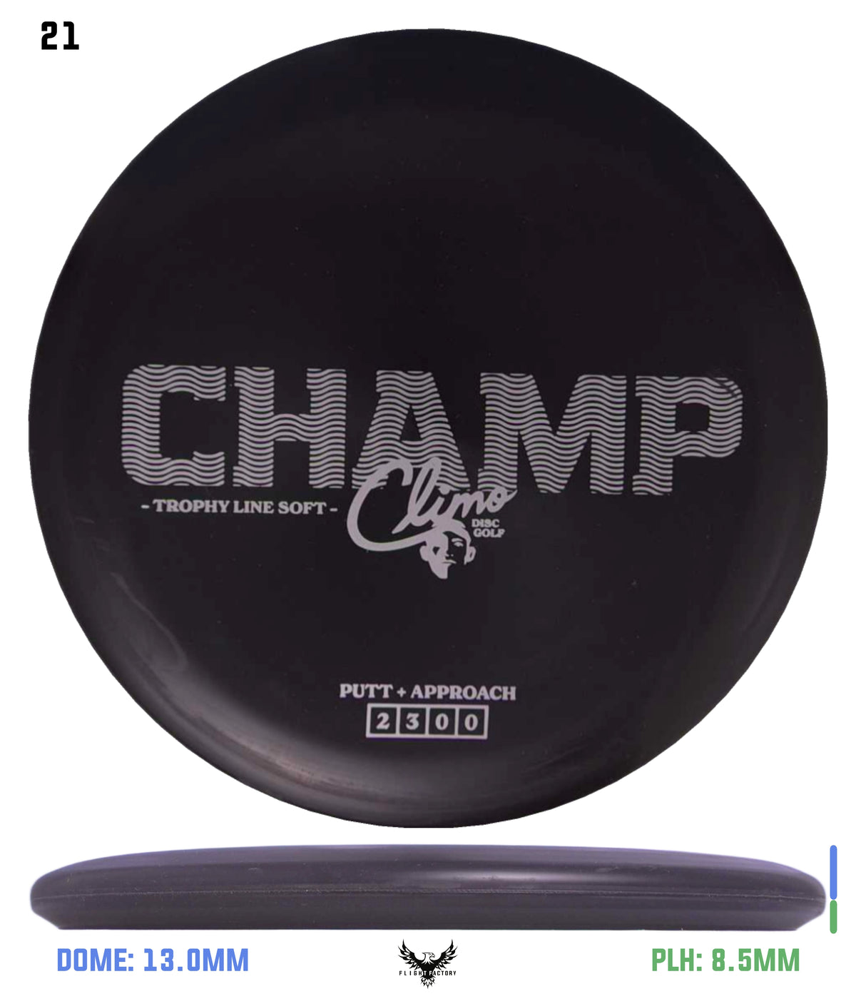Climo Disc Golf Trophy Line Soft Champ