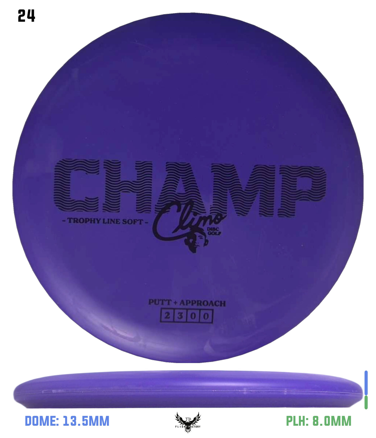 Climo Disc Golf Trophy Line Soft Champ