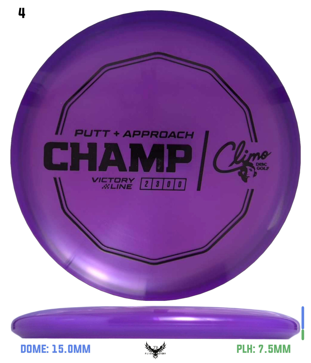 Climo Disc Golf Victory Line Champ