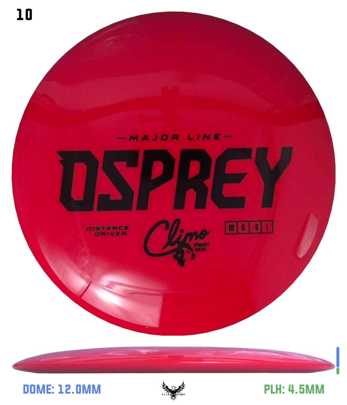 Climo Disc Golf Major Line Osprey - First Run