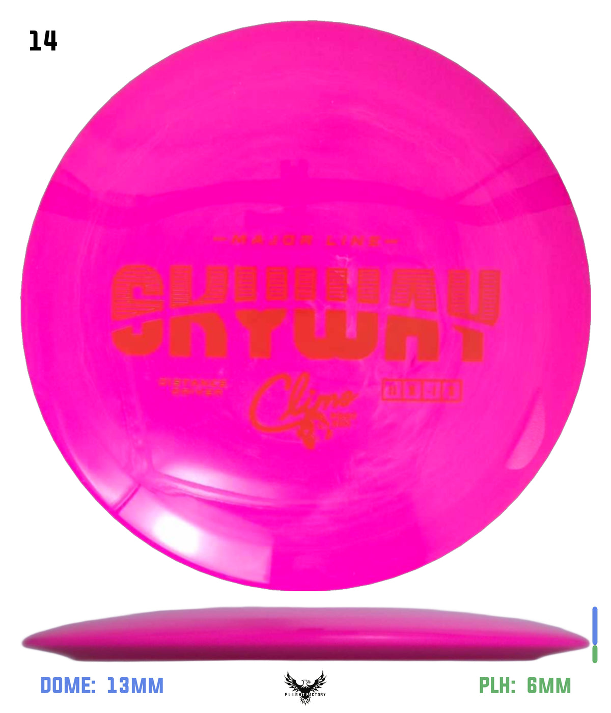 Climo Disc Golf Major Line Skyway - First Run