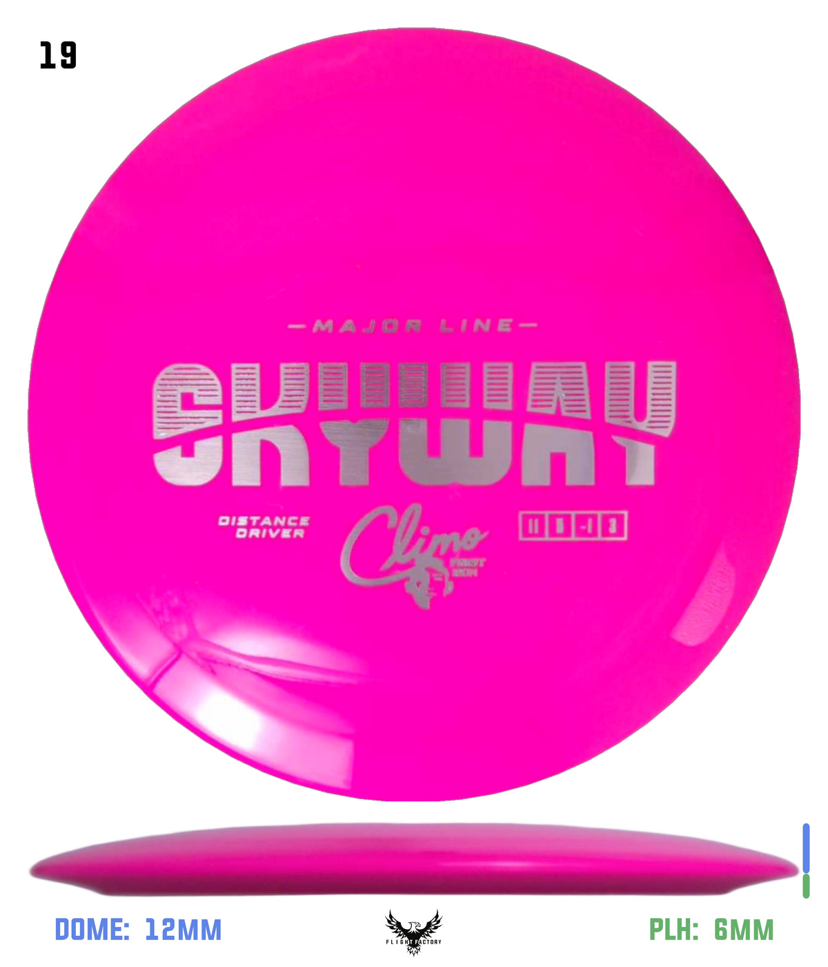 Climo Disc Golf Major Line Skyway - First Run