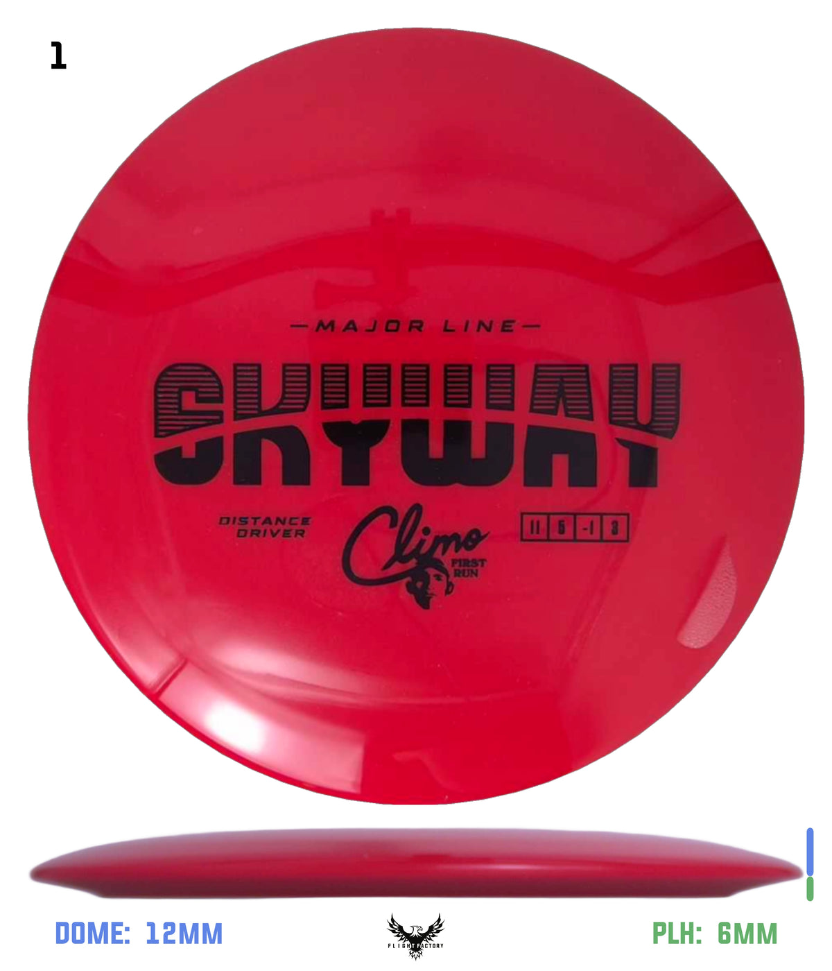Climo Disc Golf Major Line Skyway - First Run