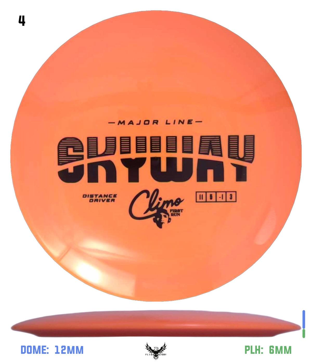 Climo Disc Golf Major Line Skyway - First Run