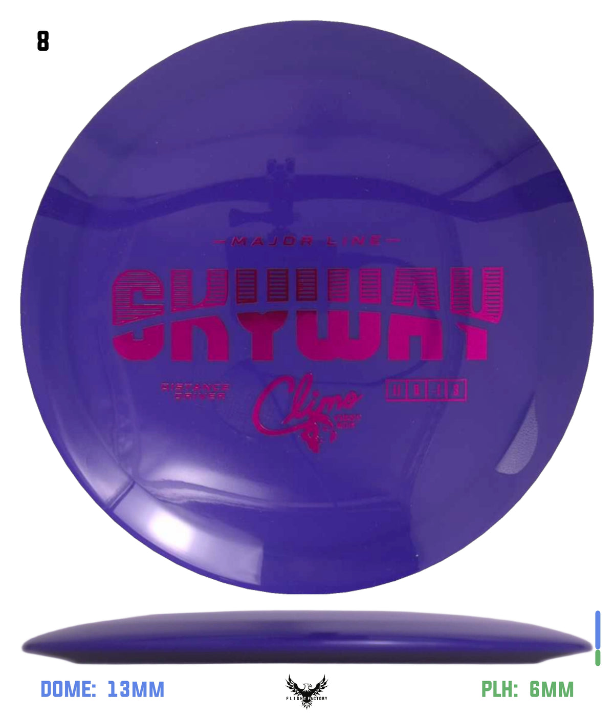 Climo Disc Golf Major Line Skyway - First Run