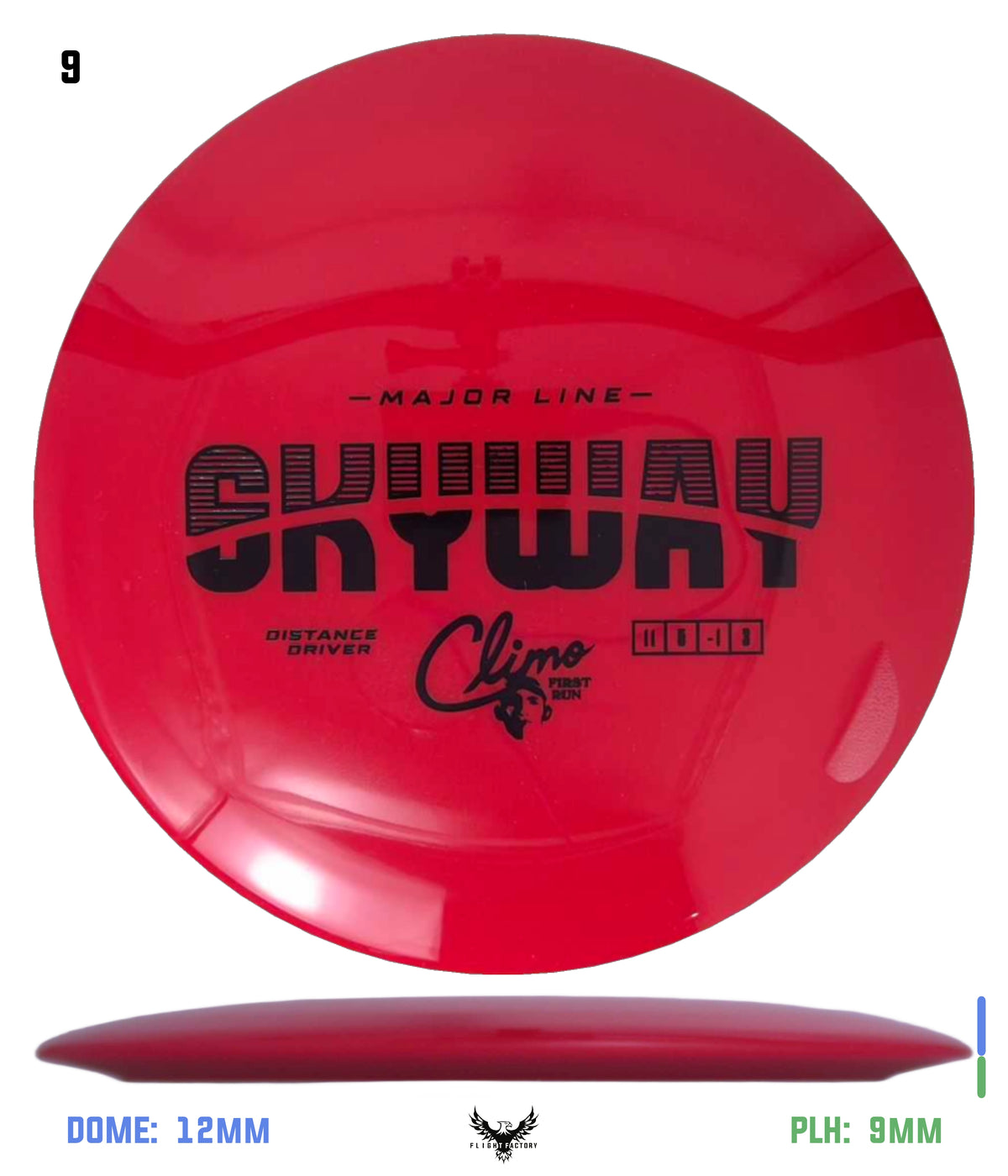 Climo Disc Golf Major Line Skyway - First Run