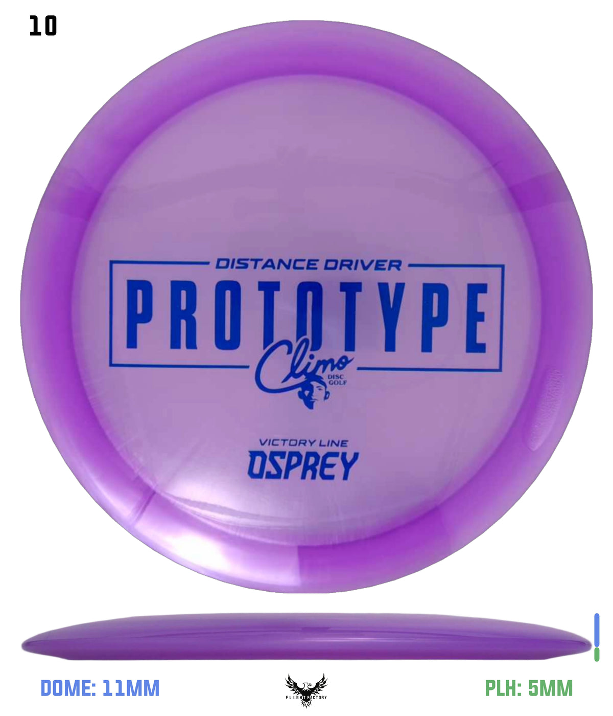 Climo Disc Golf Victory Line Osprey - Prototype