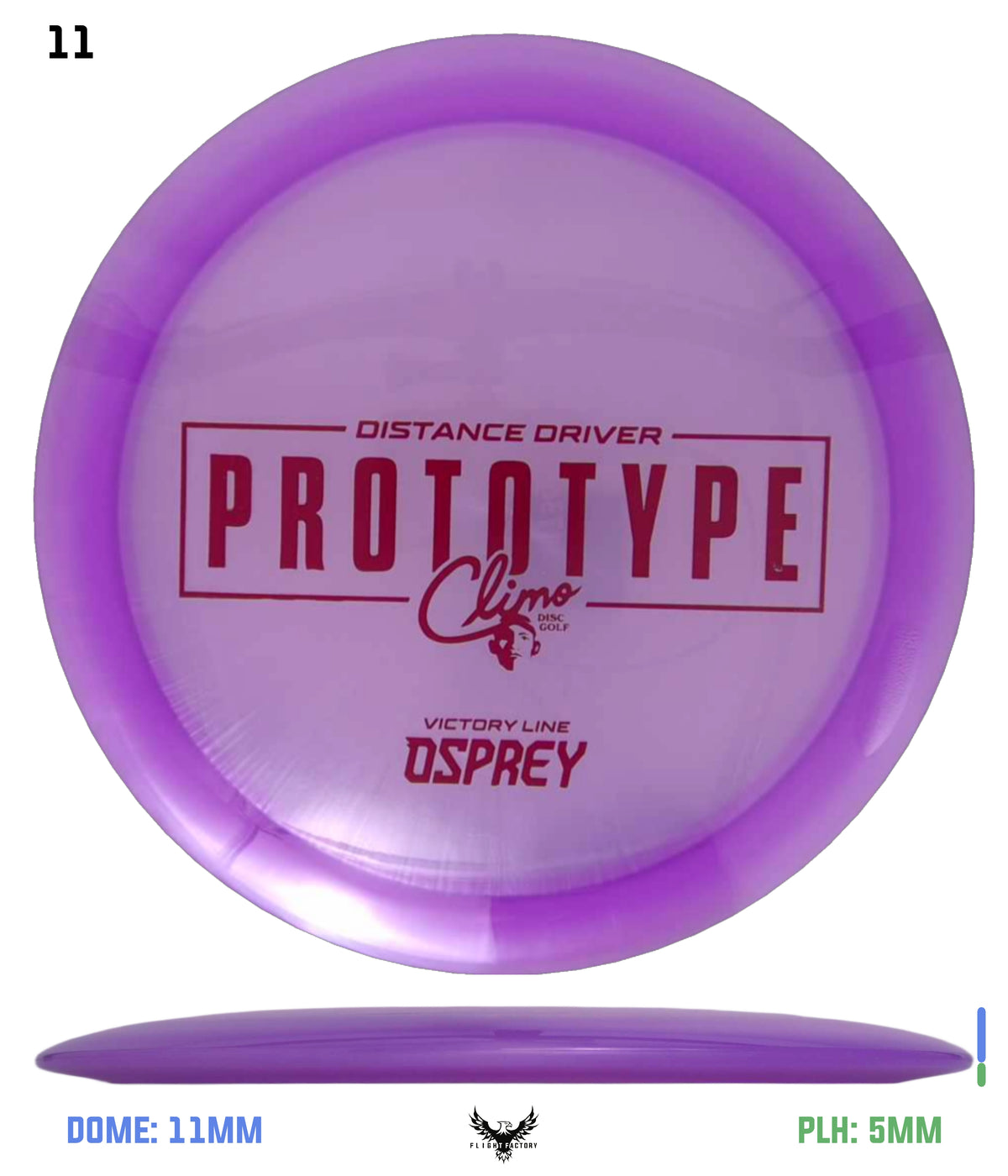 Climo Disc Golf Victory Line Osprey - Prototype