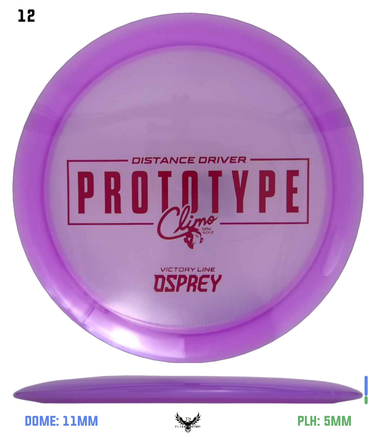 Climo Disc Golf Victory Line Osprey - Prototype