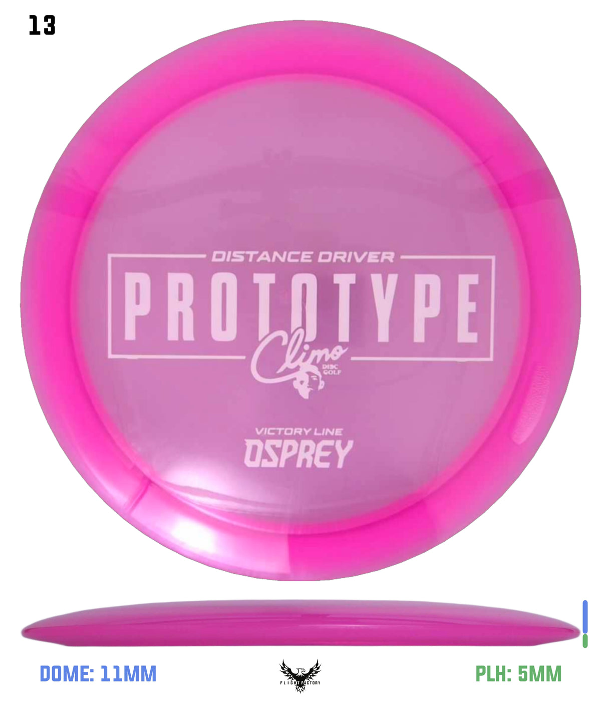Climo Disc Golf Victory Line Osprey - Prototype