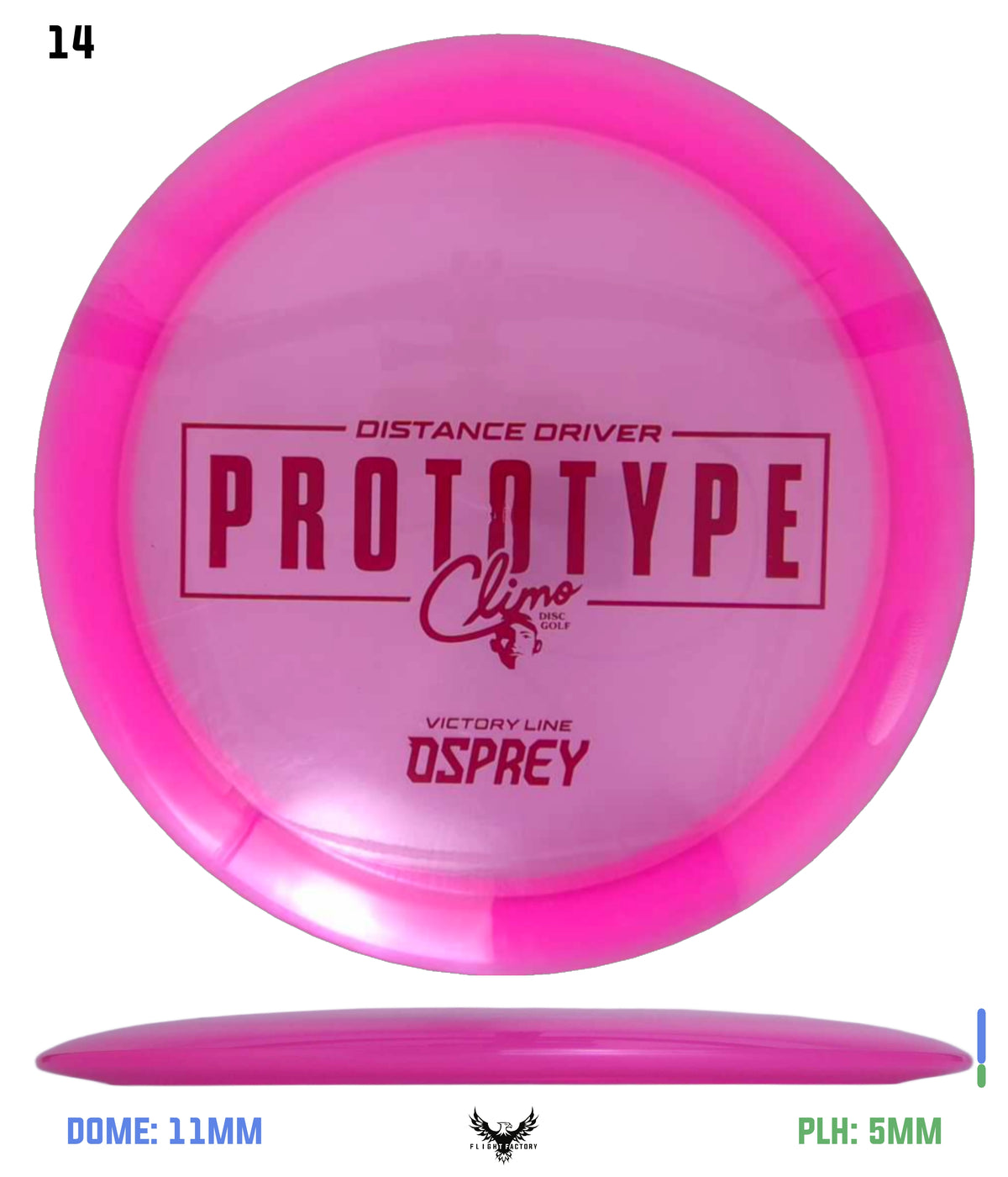 Climo Disc Golf Victory Line Osprey - Prototype