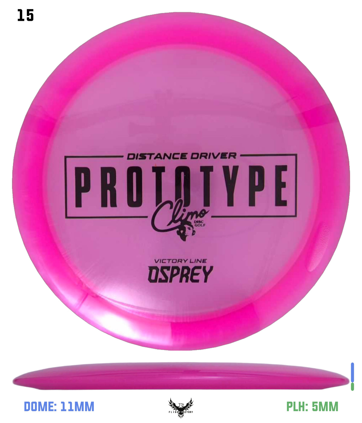 Climo Disc Golf Victory Line Osprey - Prototype