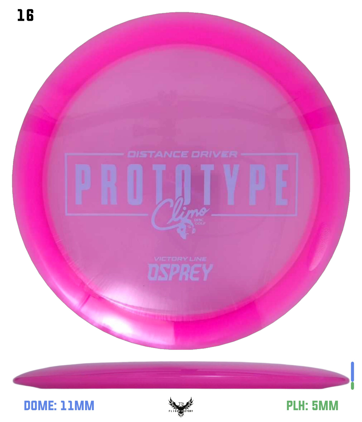 Climo Disc Golf Victory Line Osprey - Prototype