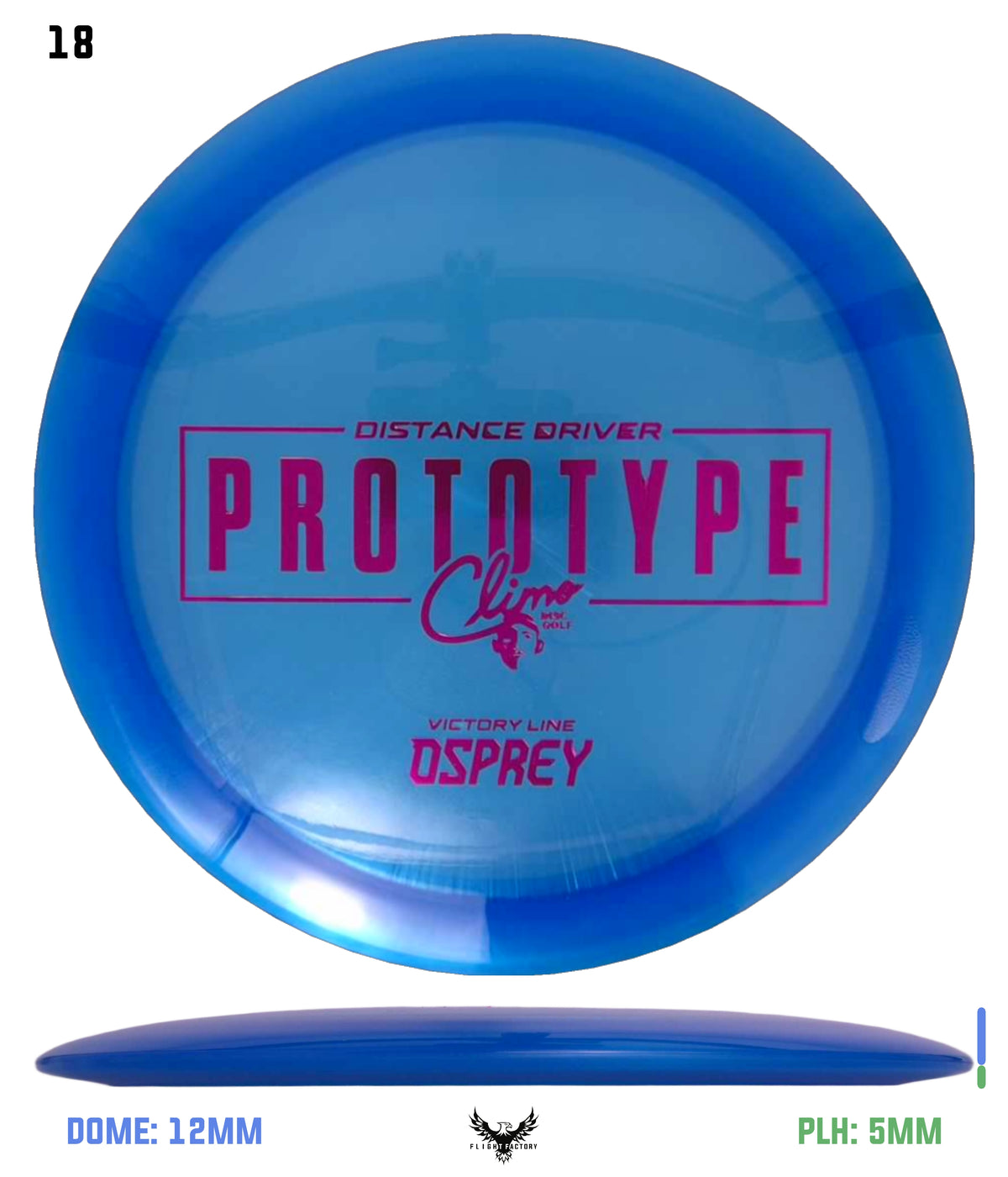Climo Disc Golf Victory Line Osprey - Prototype