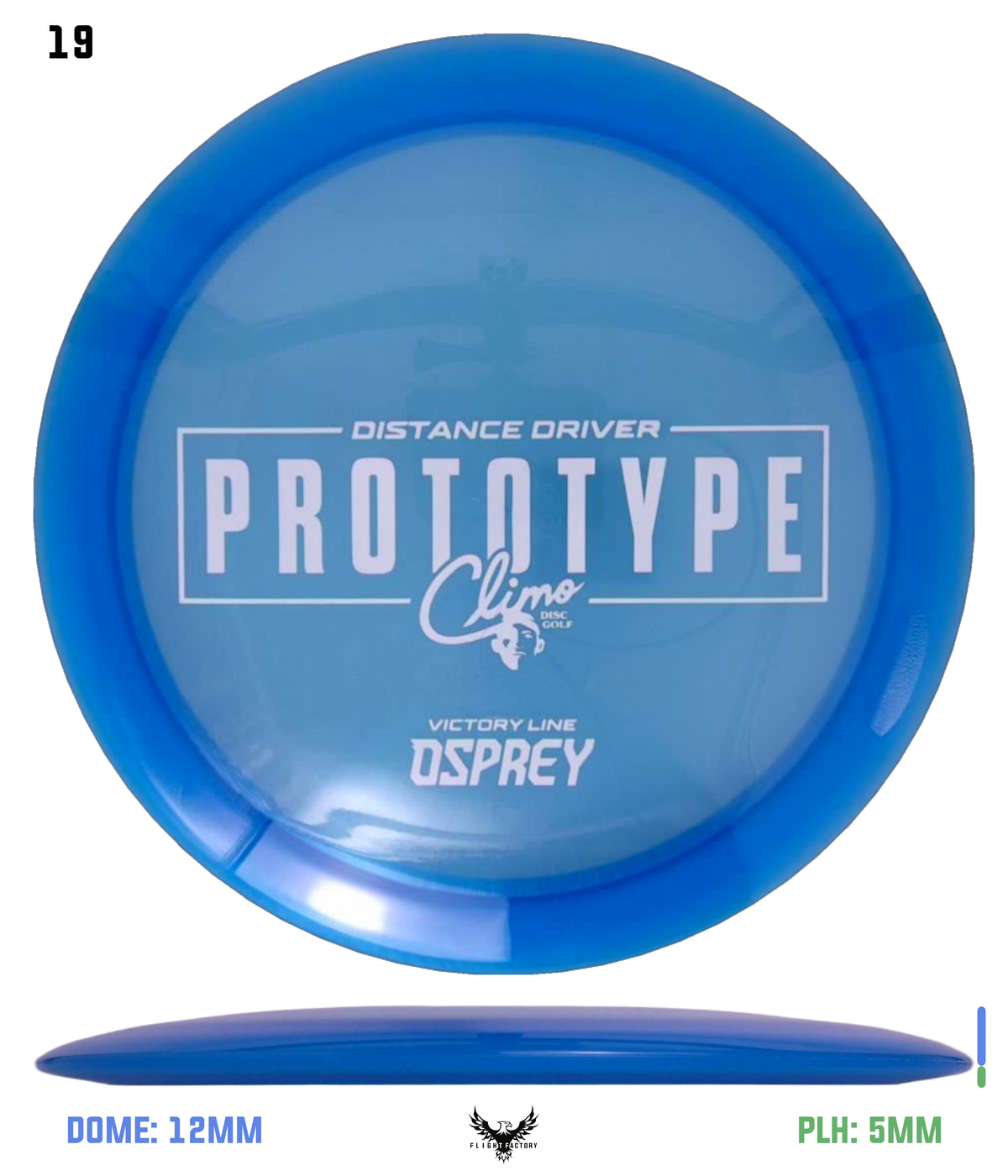 Climo Disc Golf Victory Line Osprey - Prototype